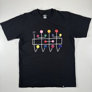 SPRZNY x UNIQLO Eames Office Hang It All Graphic Print T Shirt Mens Large‎ Black